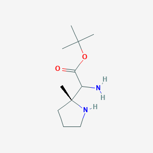 tert-butyl 2-amino-2-[(2R)-2-methylpyrrolidin-2-yl]acetate