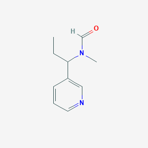 molecular formula C10H14N2O B014792 N-甲基-N-(1-吡啶-3-基丙基)甲酰胺 CAS No. 887355-12-6