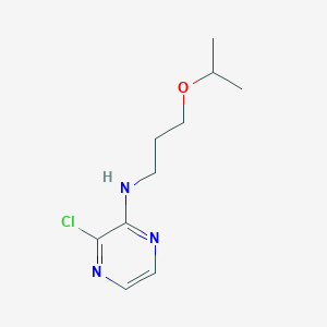 3-chloro-N-(3-isopropoxypropyl)pyrazin-2-amine