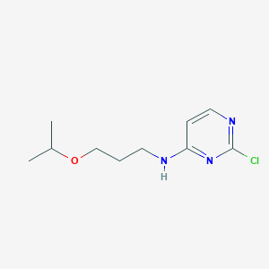 2-chloro-N-(3-isopropoxypropyl)pyrimidin-4-amine