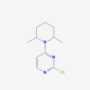 molecular formula C11H16ClN3 B1479206 2-氯-4-(2,6-二甲基哌啶-1-基)嘧啶 CAS No. 2097958-41-1
