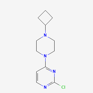 molecular formula C12H17ClN4 B1479212 2-Chloro-4-(4-cyclobutylpiperazin-1-yl)pyrimidine CAS No. 2029032-91-3