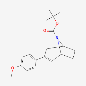 8-Boc-3-(4-methoxyphenyl)-8-aza-bicyclo[3.2.1]oct-2-ene