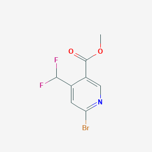 Methyl 6-bromo-4-(difluoromethyl)nicotinate