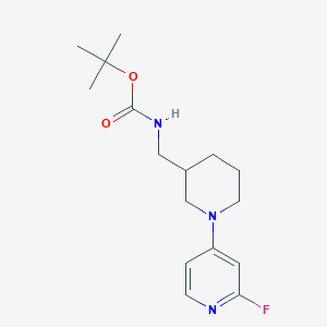 Tert-butyl ((1-(2-fluoropyridin-4-yl)piperidin-3-yl)methyl)carbamate