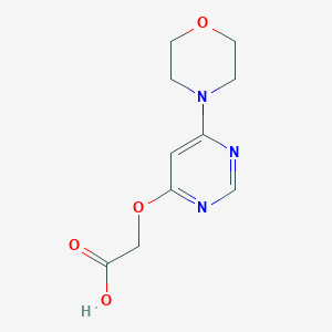 2-((6-Morpholinopyrimidin-4-yl)oxy)acetic acid