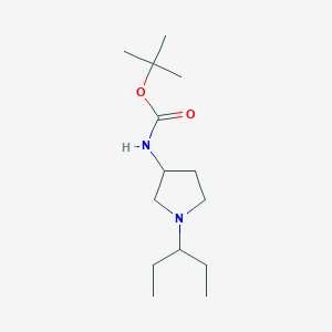 (R)-tert-Butyl (1-(pentan-3-yl)pyrrolidin-3-yl)carbamate