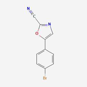 5-(4-Bromophenyl)oxazole-2-carbonitrile