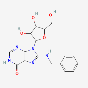 8-(benzylamino)-9-pentofuranosyl-9H-purin-6-ol