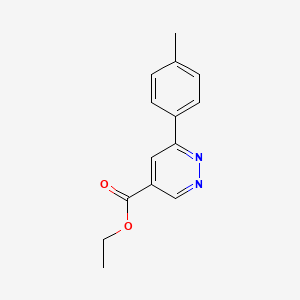 molecular formula C14H14N2O2 B1479235 Ethyl 6-(p-tolyl)pyridazine-4-carboxylate CAS No. 2097963-81-8