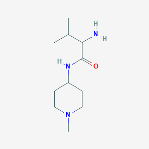 2-amino-3-methyl-N-(1-methylpiperidin-4-yl)butanamide