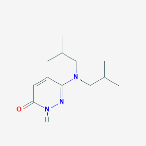 molecular formula C12H21N3O B1479239 6-(Diisobutylamino)pyridazin-3-ol CAS No. 2098116-58-4