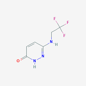 6-((2,2,2-Trifluoroethyl)amino)pyridazin-3-ol