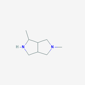 molecular formula C8H16N2 B1479251 1,5-二甲基八氢吡咯并[3,4-c]吡咯 CAS No. 2098137-22-3