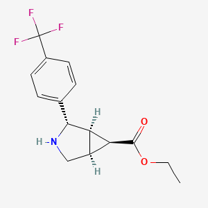 (1R,2S,5S,6S)-Ethyl 2-(4-(trifluoromethyl)phenyl)-3-azabicyclo[3.1.0]hexane-6-carboxylate