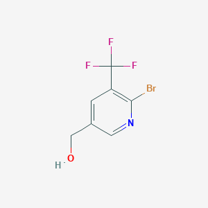 (6-Bromo-5-(trifluoromethyl)pyridin-3-yl)methanol