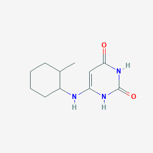 6-((2-methylcyclohexyl)amino)pyrimidine-2,4(1H,3H)-dione