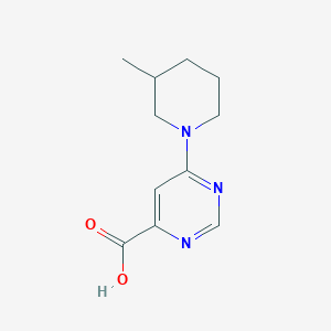 6-(3-Methylpiperidin-1-yl)pyrimidine-4-carboxylic acid