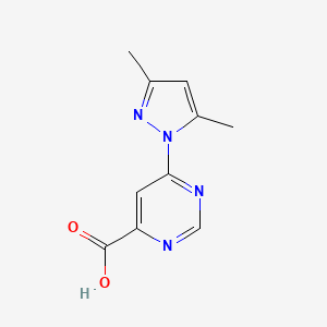 6-(3,5-dimethyl-1H-pyrazol-1-yl)pyrimidine-4-carboxylic acid