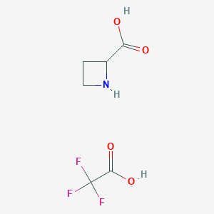 azetidine-2-carboxylic acid;2,2,2-trifluoroacetic acid