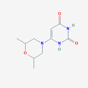 molecular formula C10H15N3O3 B1479273 6-(2,6-dimethylmorpholino)pyrimidine-2,4(1H,3H)-dione CAS No. 2098011-76-6