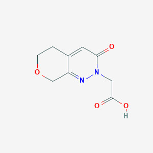2-(3-oxo-5,6-dihydro-3H-pyrano[3,4-c]pyridazin-2(8H)-yl)acetic acid