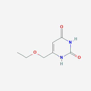 molecular formula C7H10N2O3 B1479283 6-(乙氧甲基)嘧啶-2,4(1H,3H)-二酮 CAS No. 27701-51-5