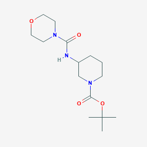 Tert-butyl 3-(morpholine-4-carbonylamino)piperidine-1-carboxylate