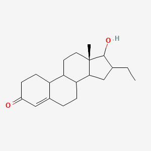 (13S)-16-ethyl-17-hydroxy-13-methyl-2,6,7,8,9,10,11,12,14,15,16,17-dodecahydro-1H-cyclopenta[a]phenanthren-3-one