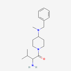 2-Amino-1-[4-[benzyl(methyl)amino]piperidin-1-yl]-3-methylbutan-1-one