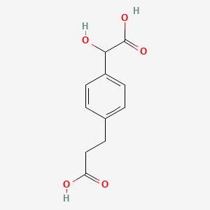 (4-(Carboxy(hydroxy)methyl)phenyl)propanoic acid