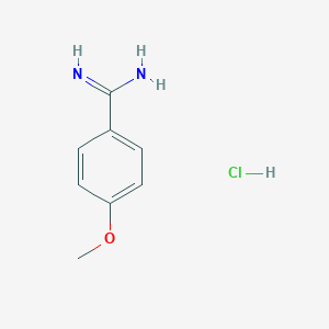 molecular formula C8H11ClN2O B014793 4-甲氧基苯甲酰胺盐酸盐 CAS No. 51721-68-7