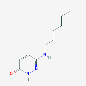 6-(Hexylamino)pyridazin-3-ol
