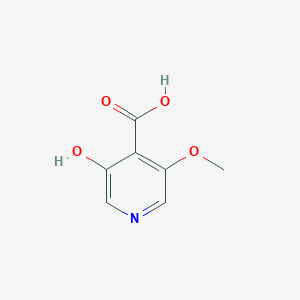 molecular formula C7H7NO4 B14793147 3-Hydroxy-5-methoxyisonicotinic acid 