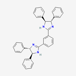 (4S,4'S,5S,5'S)-2,2'-(1,3-Phenylene)bis[4,5-dihydro-4,5-diphenyl-1H-imidazole]