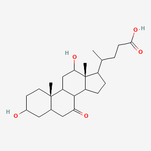 3alpha,12alpha-Dihydroxy-7-oxo-5beta-cholanic acid