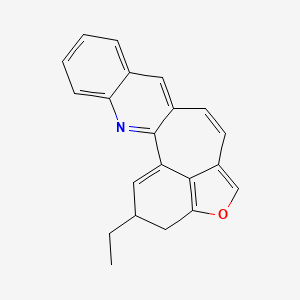 19-Ethyl-16-oxa-3-azapentacyclo[12.6.1.02,11.04,9.017,21]henicosa-1(20),2,4,6,8,10,12,14,17(21)-nonaene