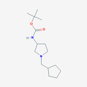 (R)-tert-Butyl (1-(cyclopentylmethyl)pyrrolidin-3-yl)carbamate