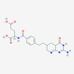 N-{4-[2-(2-Amino-4-oxo-4,4a,5,6,7,8-hexahydropyrido[2,3-d]pyrimidin-6-yl)ethyl]benzoyl}glutamic acid