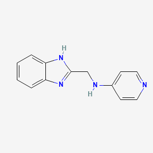 1H-Benzimidazole-2-methanamine, N-4-pyridinyl-