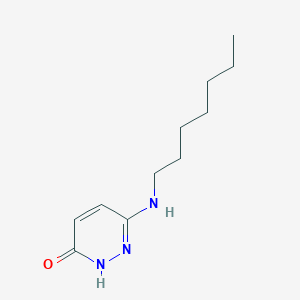 6-(Heptylamino)pyridazin-3-ol