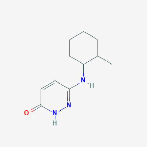 molecular formula C11H17N3O B1479335 6-((2-Methylcyclohexyl)amino)pyridazin-3-ol CAS No. 1875865-32-9