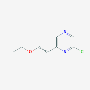 (Z)-2-Chloro-6-(2-ethoxyvinyl)pyrazine