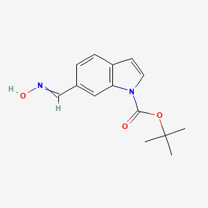 tert-Butyl 6-((hydroxyimino)methyl)-1H-indole-1-carboxylate