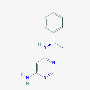 (S)-N4-(1-phenylethyl)pyrimidine-4,6-diamine