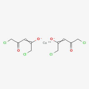 Copper;1,5-dichloro-4-oxopent-2-en-2-olate