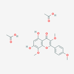 Flavone, 5,7-dihydroxy-3,4',8-trimethoxy-, diacetate