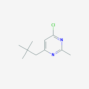 4-Chloro-2-methyl-6-neopentylpyrimidine