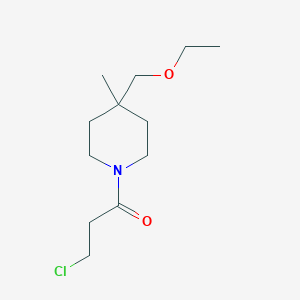 3-Chloro-1-(4-(ethoxymethyl)-4-methylpiperidin-1-yl)propan-1-one