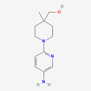 molecular formula C12H19N3O B1479355 (1-(5-Aminopyridin-2-yl)-4-methylpiperidin-4-yl)methanol CAS No. 2001275-35-8
